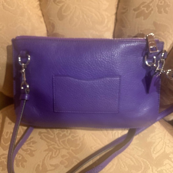 Coach Purple Leather Crossbody Bag - Picture 4 of 7